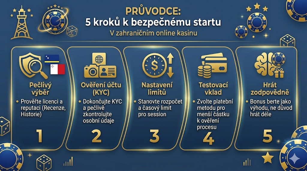 Jak začít hrát v zahraničním kasinu